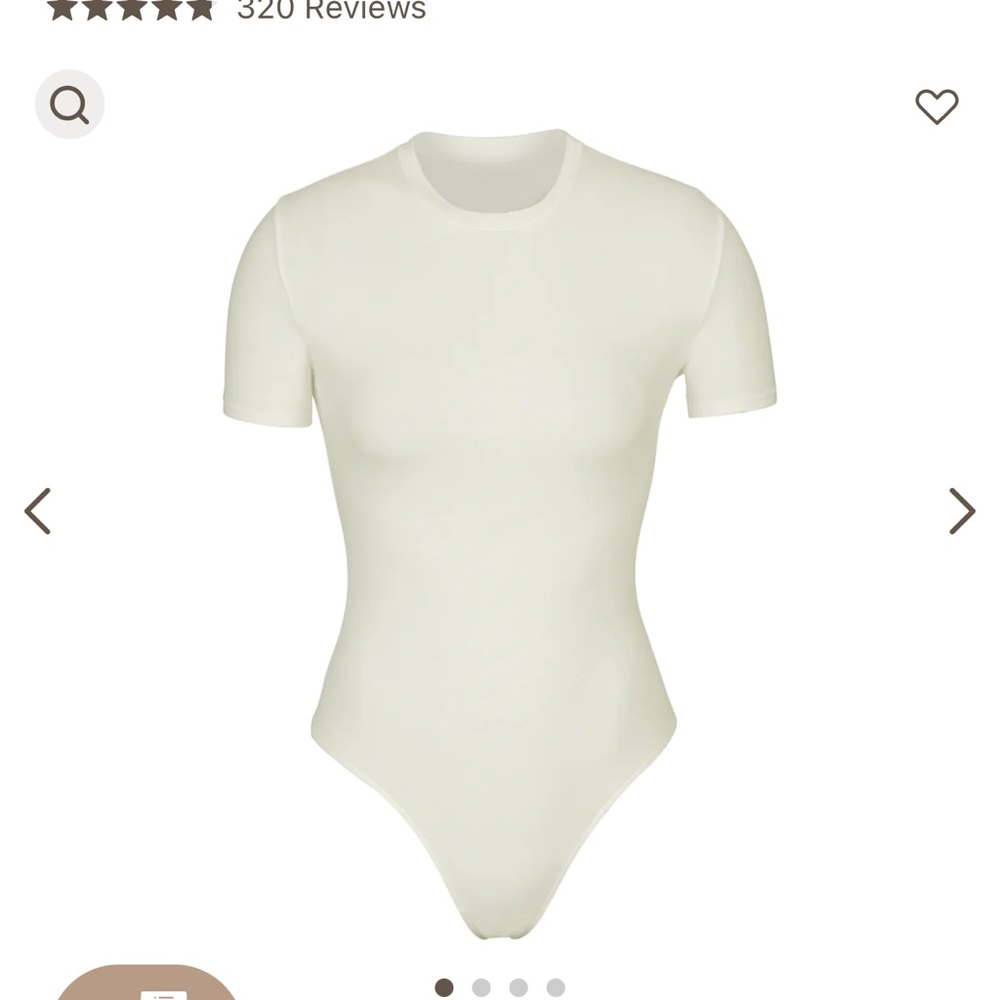 SKIMS Cotton Jersey T Shirt Bodysuit